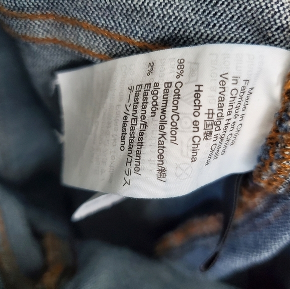 Madewell Cali Demi Boot Patch Pocket Crop Flare Jeans Size 25 - Picture 8 of 8